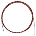thumbnail image 1 of Cable de acero inoxidable de 32,8 pies, multifuncional, de doble hebra, para tracción de elevación de polipastos., 1 of 14