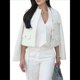thumbnail image 1 of Chaqueta Blazer Corta para Mujer, Sin Cuello, con Botones, Estilo Informal de Negocios, para Otoño e Invierno S, 1 of 9