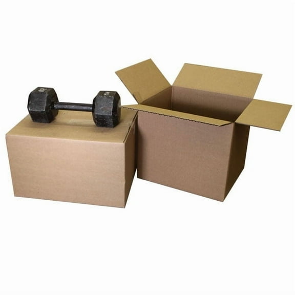 The Boxery Heavy Duty Moving Boxes 1.75 Cubic Space 18"x14"x12'' Pack of 10