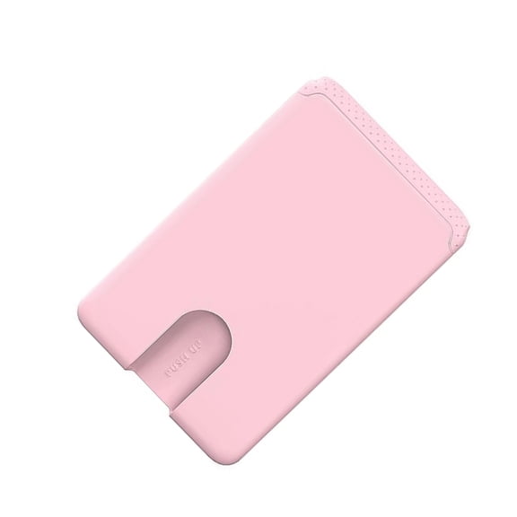 COOLHOOD Phone Card Holder,Silicone Phone Wallet Stick on,Adhesive Credit Cards Holder for Back of Phones Case Hold 3 Card
