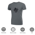 thumbnail image 3 of Coolnut Womens T Shirts Fashion Tops, Traditional Chinese Dragon Women's Basic Short Sleeve Tees, Grey Lightweight Casual Summer Clothes, L, 3 of 6