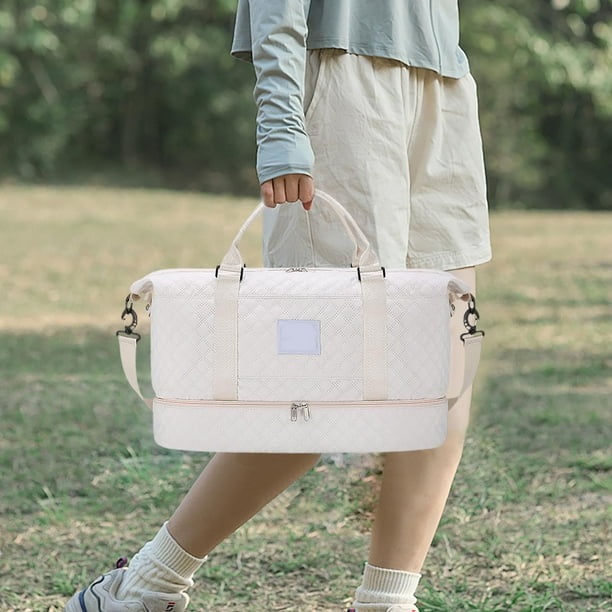 Yhmxh Organizadores y almacenamiento Bolsa de viaje ligera y multifuncional para viajes cortos. Ideal para entrenamiento, yoga y fitness. Almacenamiento de ducha Almacenamiento de juguetes