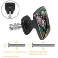 thumbnail image 3 of 4 Pcs Cabinet Handle Drawer Pulls Abstract Rhinoceros Knobs with Screws Square Furniture Office Cabinet Knob Decoration, 3 of 7
