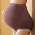 thumbnail image 4 of TYGHBN High Waisted Solid Color Maternity Panties Maternity Belt Pregnancy Support 4xl over The Belly Leggings Maternity Winter Lift Panties Thong Underwear Briefs for Girls Maternity Tights over The, 4 of 5