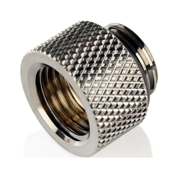 Bitspower G1/4" 10mm Male to Female Fitting, Black Sparkle