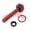Red, variant on TH350 17 Tooth Speedometer Drive Gear with Housing Seal, Turbo 350 (GM TH350) Speedo Gear Replacement - Purple