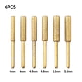 thumbnail image 3 of Gold Diamond Coated Cylindrical Burr 4-5.5Mm Chainsaw Sharpener Stone File Chain Saw Sharpening Carving Grinding Power Tools Kit, 3 of 6