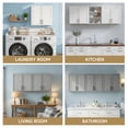 thumbnail image 6 of 47" W Laundry Room Cabinets Wall Mounted, Upper Cabinets with Adjustable Shelf, Wall Storage Cabinet for Bathroom/Kitchen/Restroom, 6 of 7