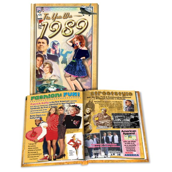 1989 MiniBook: Birthday or Anniversary Gift