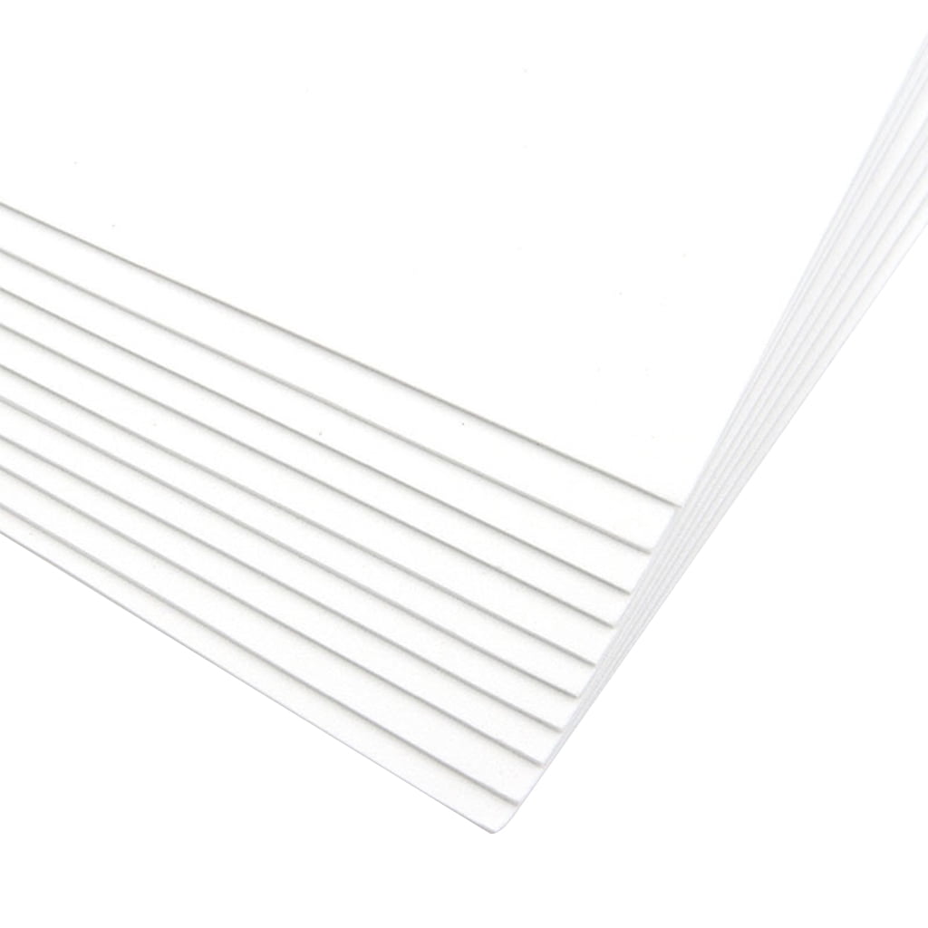 10 Pcs Exquisite Colorful Foam Papers Craft Foam Sheets Assorted Color