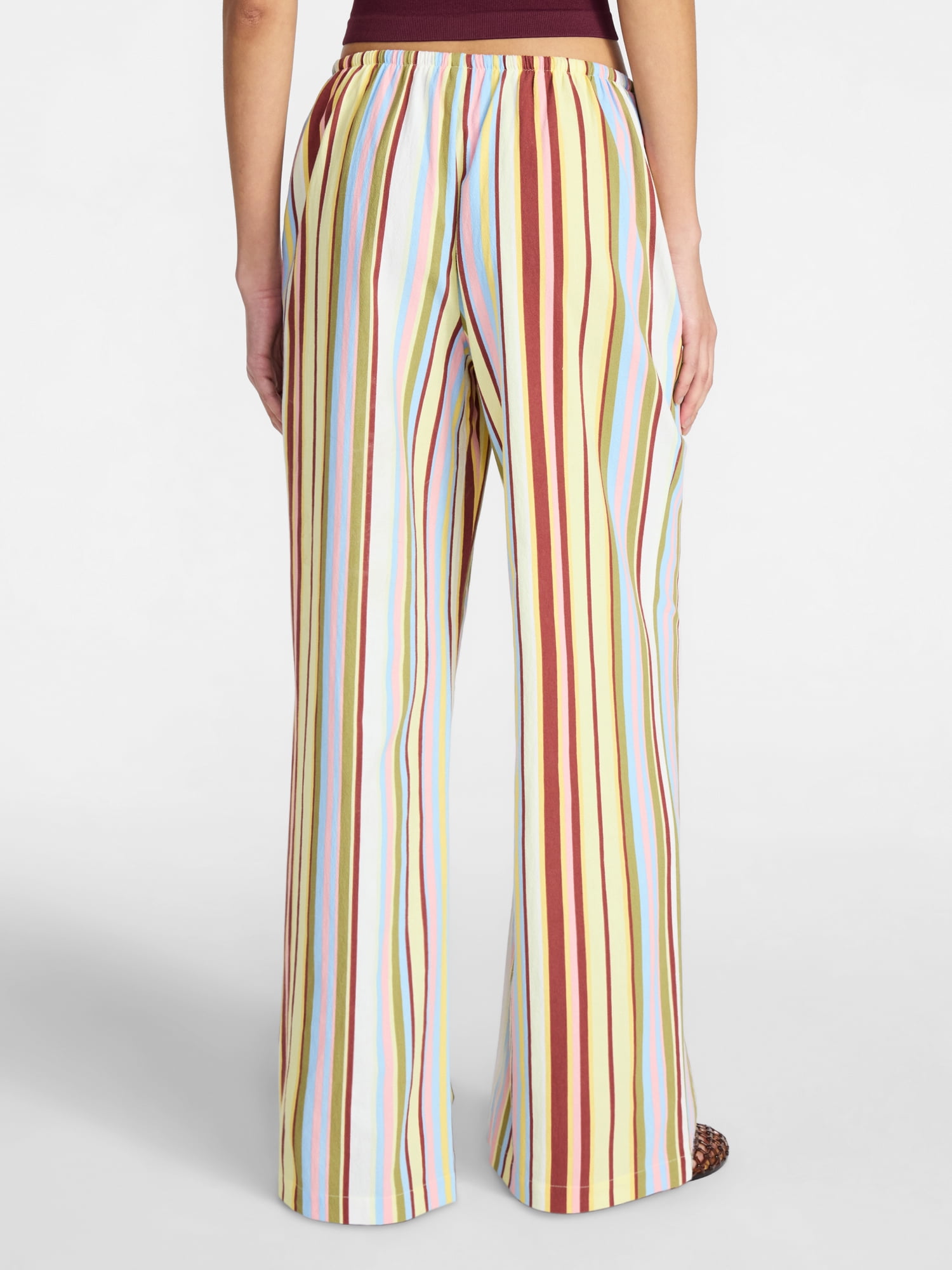 No Boundaries Cotton Pull-On Beach Pants, Women's & Women's Plus XXS-4X