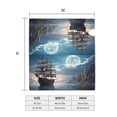 thumbnail image 4 of Rateoe Moonlit Sea Sailboat Printed Mailbox Covers - Easy to Install Fall, Winter, Spring, Summer Mailbox Cover - Weather and UV-Resistant Mailbox Decor - Mailbox Magnetic Covers-25.5x21 in, 4 of 8