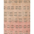 thumbnail image 1 of Ahgly Company Machine Washable Indoor Rectangle Abstract Pastel Orange Area Rugs, 3' x 5', 1 of 7