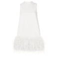 thumbnail image 1 of TWOTWINSTYLE Feather Fur Dress For Women O Neck Sleeveless Loose Tassel A Line Dresses Female Streetwear 2022 Summer Fashion NewM Gao Jinjia LED, 1 of 2