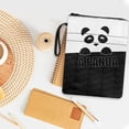 thumbnail image 4 of HELLHERO Polyester Book Sleeve Protector Pouch for Readers - Gift Bag for Travel Book Protection, 11.42 x 8.66 Inch Cartoon Panda, 4 of 8
