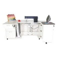 thumbnail image 6 of Arrow Kangaroo Sydney Sewing Cabinet with Electric Lift (Ash White), 6 of 7