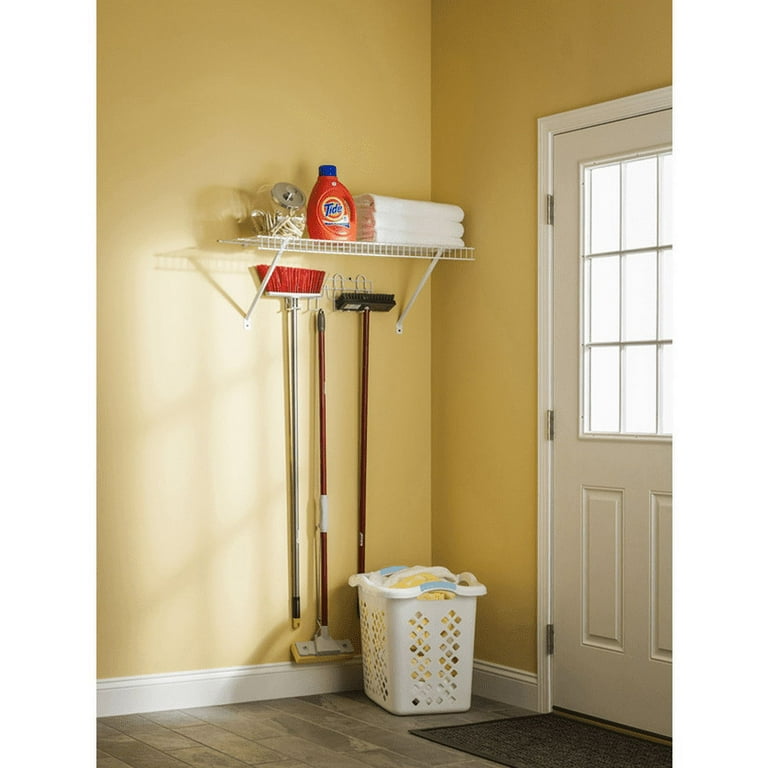 Home Logic Laundry Basket with Silver Handles, 2 Bushel Plastic