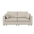 thumbnail image 3 of Mainstays Chatham 74"  Sofa, Cream Linen, 3 of 21