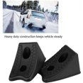 thumbnail image 3 of Wheel Chocks, Car Tyre Stopper, Car Tyre Block Car Anti-slip Block Rubber Car Tyre Slip Stopper Wheel Alignment Block(2Pcs), 3 of 5