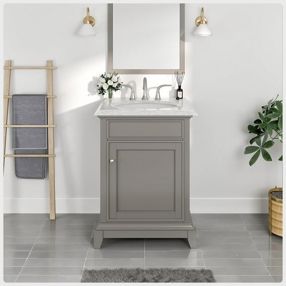 Eviva Elitist 24 Gray Bathroom Vanity