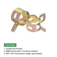 thumbnail image 4 of Uxcell ID 10.5mm 7/16inch Fuel Line Hose Clips,Pipe Clamps,Spring Hose Clamp,70Pcs, 4 of 7