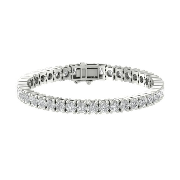 ARAIYA JEWELRY Sterling Silver Diamond Tennis Bracelet (5 Cttw, I-J/ I2-I3), 7"