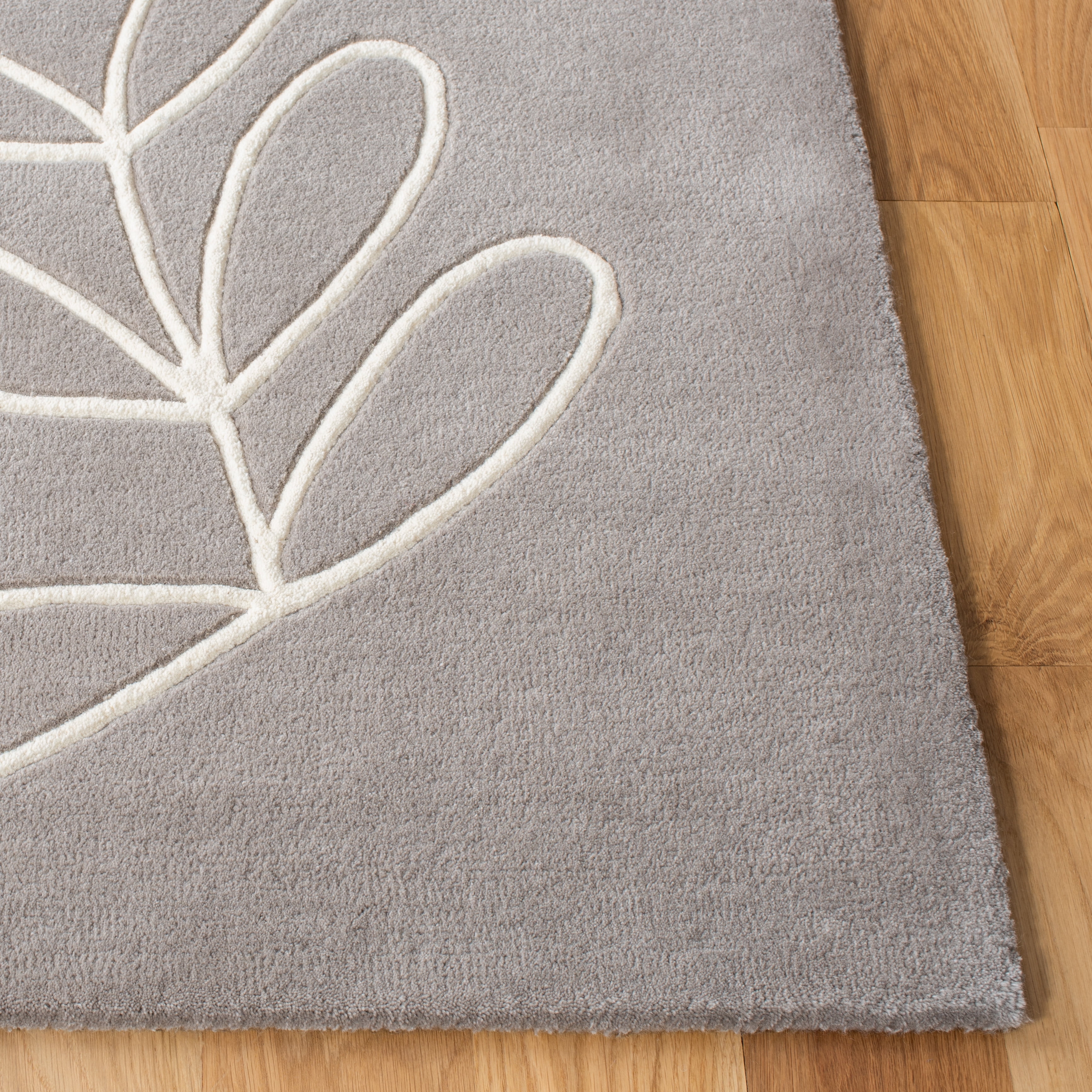 SAFAVIEH Fifth Avenue Dawson Abstract Area Rug, Grey/Ivory, 7' x 7' Square