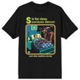 thumbnail image 1 of Steven Rhodes S Est pour la Paralysie du Sommeil Démon T-Shirt Noir Adulte, 1 of 2