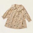 thumbnail image 4 of Fesfesfes Girl Long Sleeve Dress Cotton Casual Applique Christams Tunic Shirt Clothes, 4 of 9