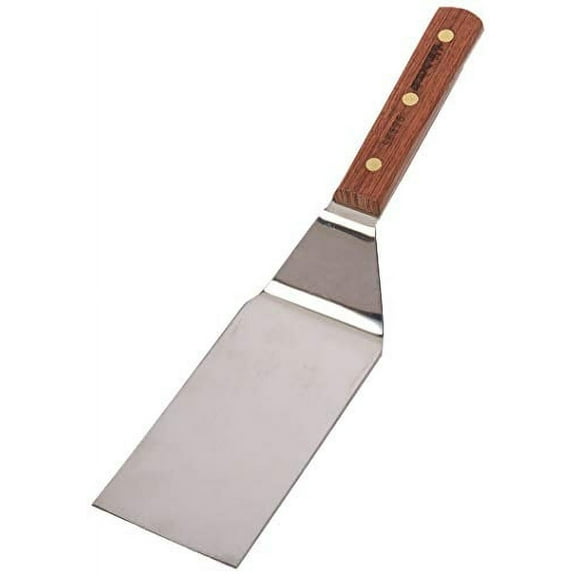 ‌‌‌‌Dexter-Russell 16160 Traditional 6" x 3" Hamburger Turner, Stiff Offset Stainless Steel Blade, Ergonomic Rosewood Handle with Brass Rivets​‍​​‌‌​‌‍​​‌‌​​‍​​‌‌‌‌​‍​‌​​‌​‍​​‌‌‌‌‍​​‌‌‌‌‍​​‌‌
