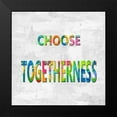 thumbnail image 2 of MacDowell, Jamie 12x12 Black Modern Framed Museum Art Print Titled - Choose Togetherness in Color, 2 of 5