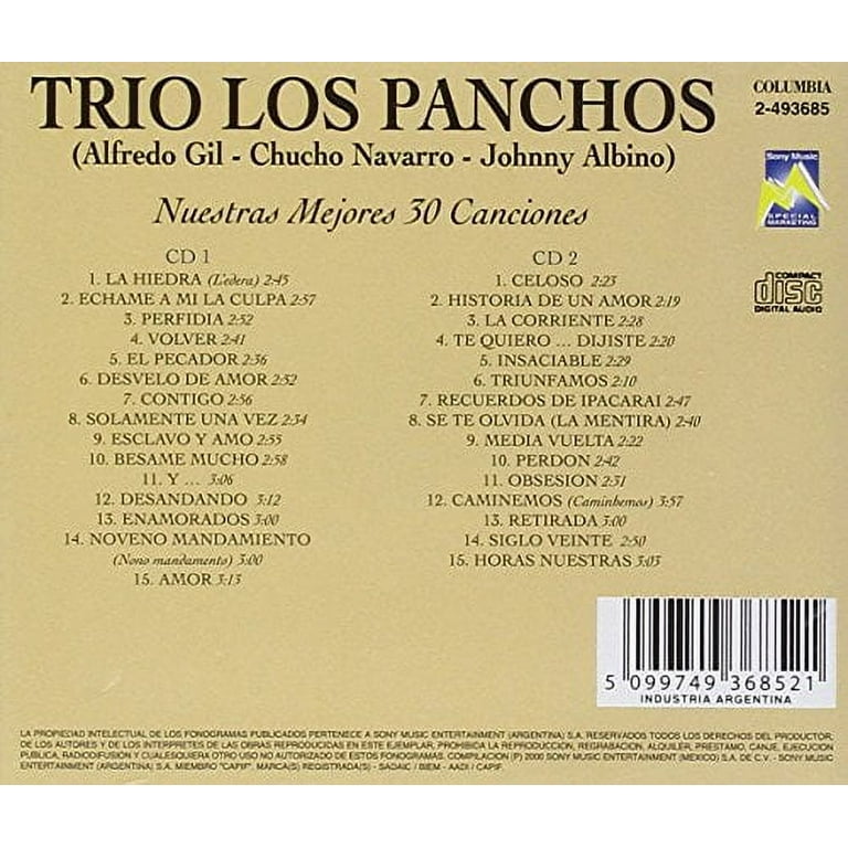 輸入2CD Panchos 30 Exitos 2   /00220 30 Exitos by Los Panchos (CD, Aug-1993, 2 Discs, Orfeon