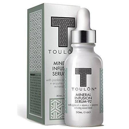 TOULON Skin Firming Serum For Face, Neck & Decollete with All Natural Anti-Aging Minerals & Antioxidants like Vitamin E. Reduces Fine Lines & Tightens & Firms