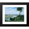thumbnail image 2 of Carl Fredrik Hill 18x14 Black Modern Framed Museum Art Print Titled - French River Landscape, Bois-Le-Roi (1877), 2 of 5