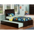 thumbnail image 4 of Portland Twin Extra Long Bed with Footboard and Twin Extra Long Trundle in Espresso, 4 of 7