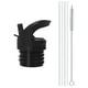 thumbnail image 1 of tapa de paja,Mosquetón con tapa de paja para boca ancha con aislamiento,Manejar la tapa de popote con cepillos de limpieza,Tapa de repuesto para accesorios de botellas de agua,Tapa de paja de, 1 of 9