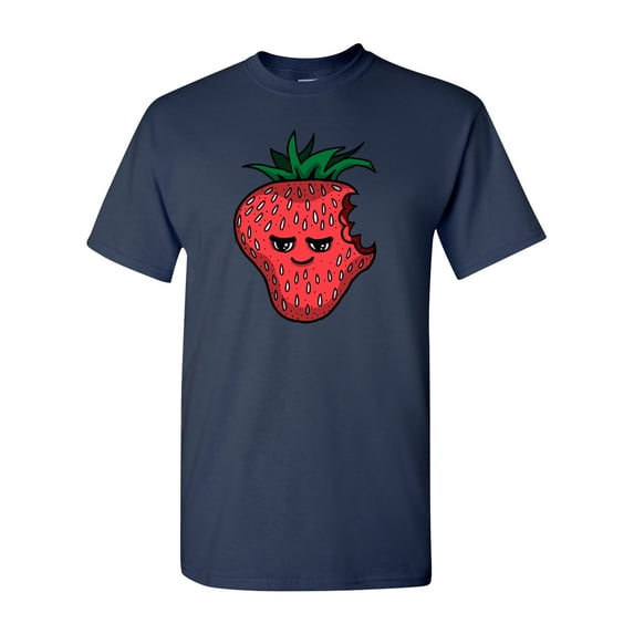 Too Cute To Eat Strawberry Adult DT T-Shirts Tee