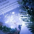 thumbnail image 6 of AWLYLNLL 20 Pack Led Fairy Lights Battery Operated String Lights Waterproof Silver Wire 7 Feet 20 Led Firefly Starry Moon Lights for DIY Wedding Party Bedroom Patio Christmas (20 Pack, Warm White), 6 of 7