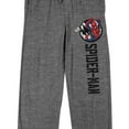 thumbnail image 2 of Spider-Man Classic Peter Parker Men's Charcoal Heather Sleep Pants-Medium, 2 of 5