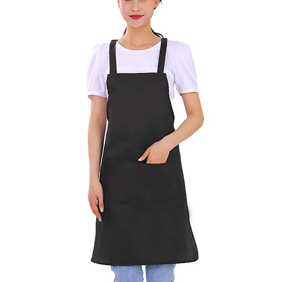 EnJoCho Adjustable Women Bib Apron Multi Function Professional Salon Stylist Work Apron with Tool Pockets Barber Apron/workwear Neutral Apron Cooking Aprons for Men and Women