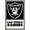 Barnwood Framed Version, variant on NFL Las Vegas Raiders - Logo 21 Wall Poster, 14.725" x 22.375"
