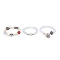 thumbnail image 2 of Pulsera de Cadena ANGGREK Pulsera de Cuentas de Madera Blanca Transparente Pulsera de Mujer Pulseras Simples Pulsera de Plata Esterlina Ajustable Pulsera de Ámbar, 2 of 8