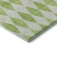 thumbnail image 4 of Addison Rugs Mayfield Washable Transitional Diamonds Lime Rectangle Rug, 10' x 14', 4 of 6