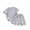 Light Purple, variant on Shachafan Girls Summer Outfit Short Sleeve Tee And Shorts Two Piece Casual Playwear Comfortable Breathable Kids Female Baby Clothes