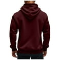thumbnail image 7 of Men's Fashion Hoodie Warm Sweatshirt | Thickened Pullover Quarter-Zip Design Loose Casual Men's Sweaters and Winter Tops Hoodie Zip Up For Women, 7 of 7