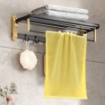 thumbnail image 5 of Bath Towel Set Cotton | Absorbent Hand Towel 28x12 in | Fast Drying, Soft Velvet, Lightweight | Multi Color Blue, Yellow, Green, Orange, Pink | Bathroom, Hotel, Gym, Pool | Single Piece, 5 of 6