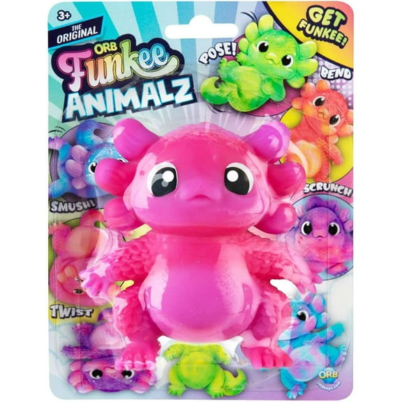 Funkee Axolotl PINK / PURPLE Stretchy Figure