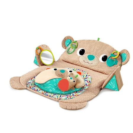 Bright Starts Tummy Time Prop & Play Activity Mat - Teddy (Best Tummy Time Pillow)