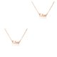 thumbnail image 4 of Collar del zodiaco Minnieouse Letra inglesa oro rosa Signo del zodiaco, 4 of 6