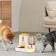 thumbnail image 3 of Comedero automático para gatos con temporizador inteligente, bebedero automático para perros de 3,8 l, dispensador de agua, contenedor de comida para mascotas, dispensador de comida seca programable,, 3 of 6